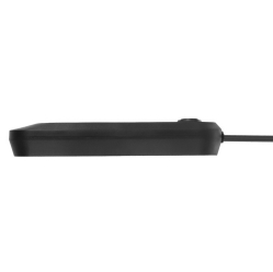 Maclean Listwa zasilająca MCE394 B, 1,5m|3 gniazda + 3xUSB. 110-240V AC 50/60Hz, 2.1A max 2500W, czarna