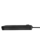 Maclean Listwa zasilająca MCE394 B, 1,5m|3 gniazda + 3xUSB. 110-240V AC 50/60Hz, 2.1A max 2500W, czarna