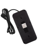 Maclean Listwa zasilająca MCE389 B 6 gniazd 4xUSB-A, 1xUSB-C 110-240V AC 50/60Hz, 2.1A max 2500W, czarna