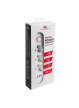 Maclean Listwa zasilająca MCE394 W 3 gniazda 3xUSB, 110-240V AC 50/60, 2.1A max 2500W, biała 