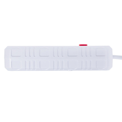 Listwa zasilająca Maclean MCE392 W 4 gniazda 3xUSB, 110-240V AC 50/60Hz, 2.1A max 2500W 1,5m biała