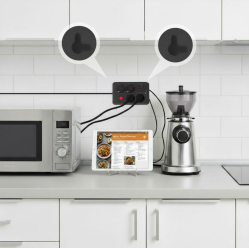 Listwa zasilająca Maclean MCE392 B, 4 gniazda 3xUSB, 110-240V AC 50/60Hz, 2.1A max 2500W, 1,5m czarna