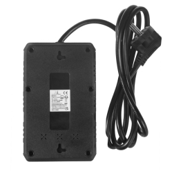 Listwa zasilająca Maclean MCE392 B, 4 gniazda 3xUSB, 110-240V AC 50/60Hz, 2.1A max 2500W, 1,5m czarna