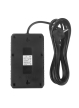 Maclean Listwa zasilająca MCE393 B 4 gniazda 3xUSB 110-240V AV 50/60Hz 1A max 2500W 3m czarna