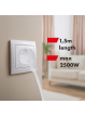 Maclean Przedłużacz 6 gniazd 1.5m MCE509 W 250VAC/10A biały, 2500 W, IP20 