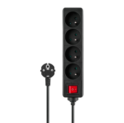 Listwa zasilająca 4 gniazda, 3 m, LZ-14 