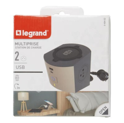 Listwa zasilająca Lestar 2x2P+Z Indukcja+USB A/C