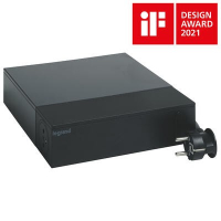 Lestar TV ochron 4x2P+Z + 4x2P 2m czarny