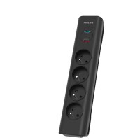 Philips Listwa antyprzepięciowa SPN7040BA/60 4 gniazda AC, 2m Czarna 