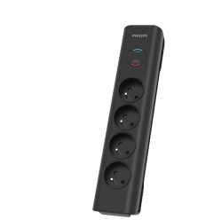 Philips Listwa antyprzepięciowa SPN7040BA/60 4 gniazda AC, 2m Czarna 