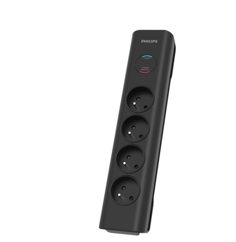 Philips Listwa antyprzepięciowa SPN7040BA/60 4 gniazda AC, 2m Czarna 