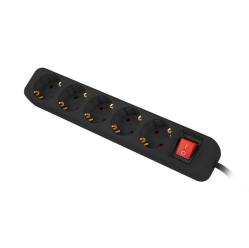 LANBERG Listwa przedłużacz 1,5m 5x230 V PS1-05F-0150-BK