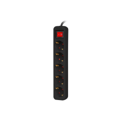 LANBERG Listwa przedłużacz 1,5m 5x230 V PS1-05F-0150-BK