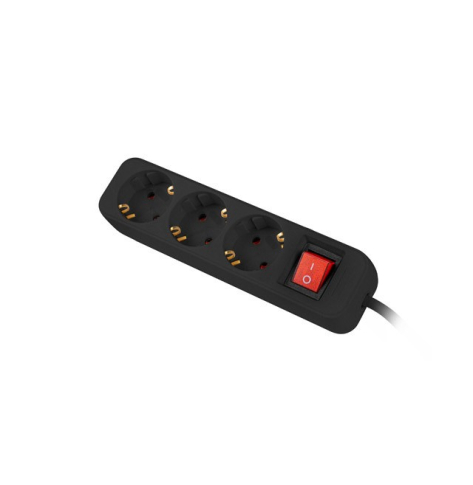 LANBERG Listwa przedłużacz 1,5m 3x230V PS1-03F-0150-BK