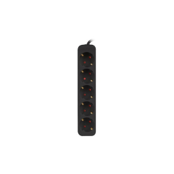LANBERG Listwa przedłużacz 3m 5X230v c PS0-05F-0300-BK