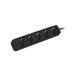 LANBERG Listwa przedłużacz 3m 5X230v c PS0-05F-0300-BK