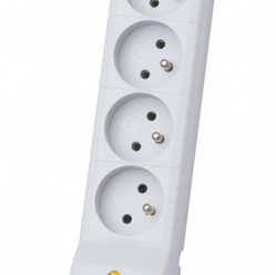 Lestar Listwa przeciwprzepięciowa LX 610, 1L, 1.5m, szara