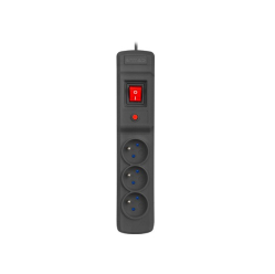 Armac M3 Multi 4.5m czarna (3 gniazda) 