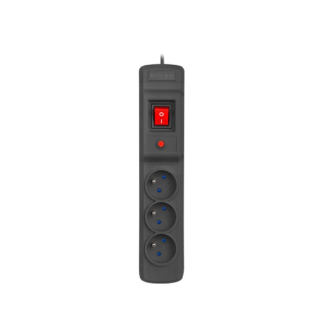 Armac M3 Multi 4.5m czarna (3 gniazda) 