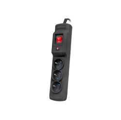 Armac M3 Multi 4.5m czarna (3 gniazda) 
