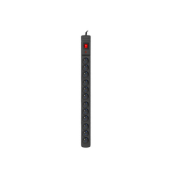 Armac M12/16A Rack 19'' 1.5m czarna (12 gniazd) 