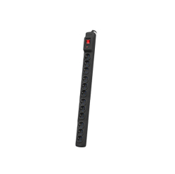 Armac M12/16A Rack 19'' 1.5m czarna (12 gniazd) 