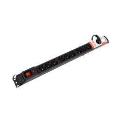 Armac M12/16A Rack 19'' 1.5m czarna (12 gniazd) 