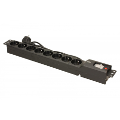 Lestar Listwa przeciwprzepięciowa LXARM 810, 3L, PDU, 1,5m, czarna
