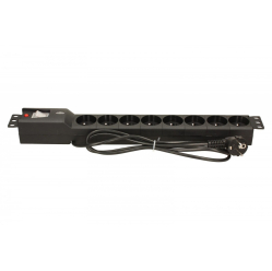 Lestar Listwa przeciwprzepięciowa LXARM 810, 3L, PDU, 1,5m, czarna