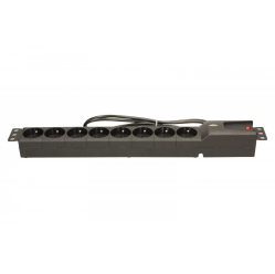 Listwa zasilająca Lestar LZRM 810 BW IEC 320, PDU, 1.5m