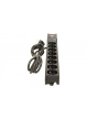 Lestar Listwa przeciwprzepięciowa LXA 816, 3L, 3,0m, czarna