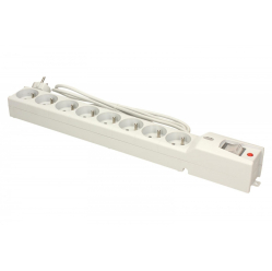 Lestar Listwa przeciwprzepięciowa LX 810, 1L, 1,5m, szara