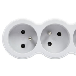 Legrand standard 3x2P+Z 3m biało-szary