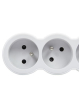 Legrand standard 3x2P+Z 3m biało-szary