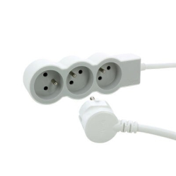 Legrand standard 3x2P+Z 3m biało-szary
