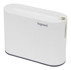 Legrand 2x2P+USB AC Biało/czarny