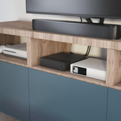 Legrand TV ochron 4x2P+Z + 4x2P 2m czarny