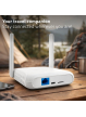 Qoltec Router Home&Travel 4G LTE WiFi 6 | AX300 | 2.4GHz | Dual Antena |USB-C | Micro SIM 
