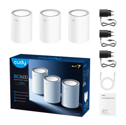 Router M3600 System WiFi Mesh BE3600 Gigabit Dual Band Wi-Fi 7 Mesh Solution 3-Pak