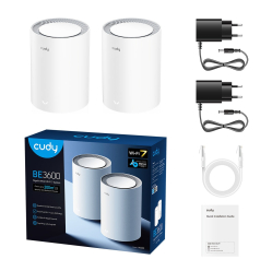 Router M3600 System WiFi Mesh BE3600 Gigabit Dual Band Wi-Fi 7 Mesh Solution 2-Pak 