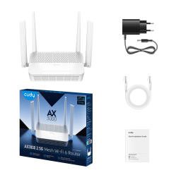 Router AX3000 2.5G Wi-Fi 6 Mesh PoE Router 