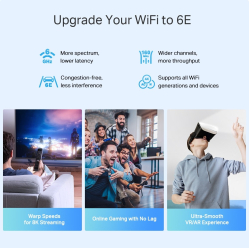 TP-LINK Router Deco XE75 Pro(1-pack) WiFi 6E AXE5400 