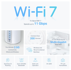 TP-LINK Router Deco BE65(1-pack) System WiFi 7 