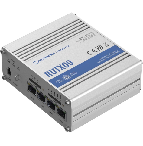 router LTE RUTX09 (Cat 6), 4xGbE, GNSS, Ethernet