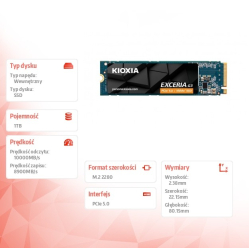 Dysk SSD Exceria G3 1TB 2280 PCIe5.0 10000/8900 MB/s