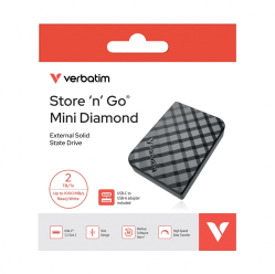 Dysk SSD Verbatim Mini Diamond USB-C 2TB 32026 