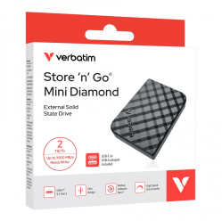 Dysk SSD Verbatim Mini Diamond USB-C 2TB 32026 