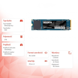 Dysk SSD Exceria Basic 2TB NVMe PCIe 4.0 7300/6800