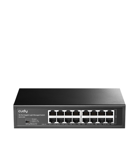 Przełącznik GS1016E 16-Port Gigabit Light Managed Switch