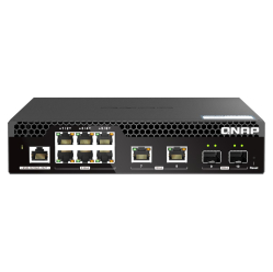 Switch QNAP QSW-M2106R-2S2T 2 x 10GbE SFP+ 6 x 2.5GbE RJ45 